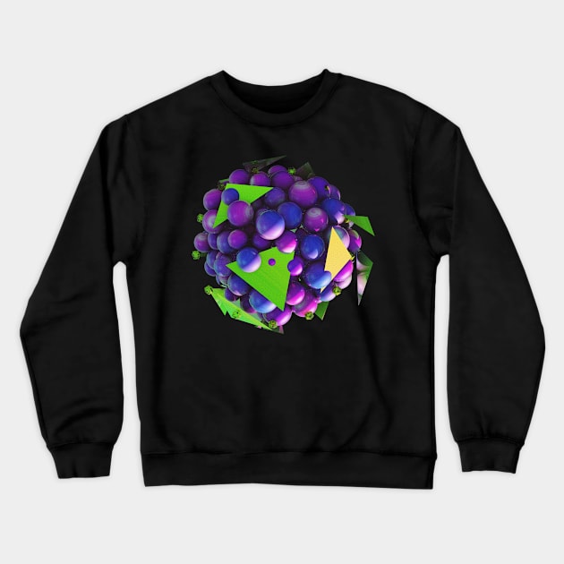 Planet futuristic modern 3d space Crewneck Sweatshirt by carolsalazar